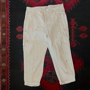 NSF Beige Buttoned Pants